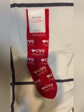 CVS Health Long Red Socks